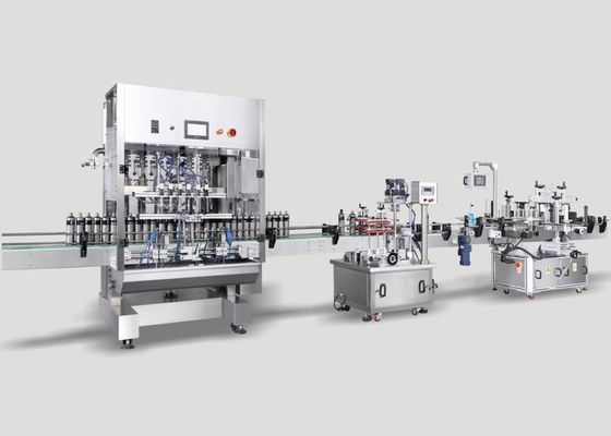 24 Heads Hot Filling Small Scale Juice Bottling Equipment