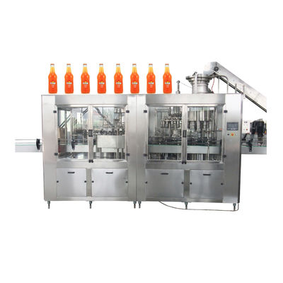 2450 * 1800 * 2200mm 6.68kw 6000 BPH Monoblok Şişeleme Makinesi