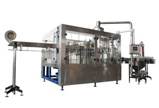 Plastik Vidalı Kapak 3 in 1 Monoblok Alkolsüz İçecek Şişeleme Makinesi